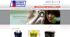 Desktop Screenshot of olympicbatteries.com.au